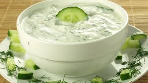 سلطة لبن بالخيار/Cucumber with yogurt