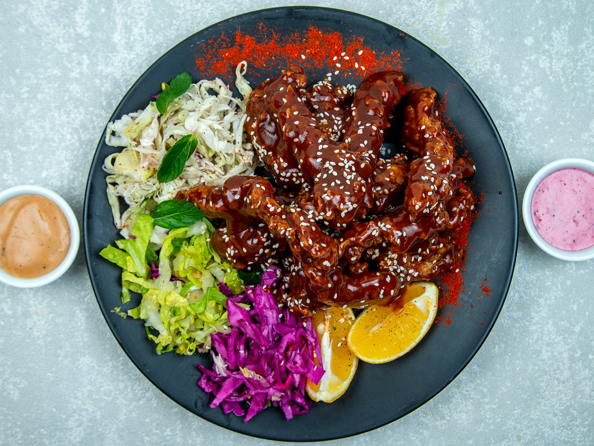 BBQ strips meal