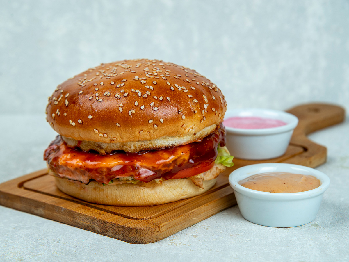 (BBQ Beef Burger (solo