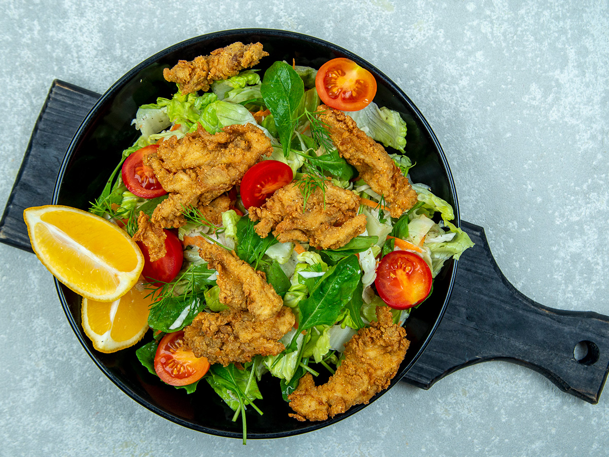 Strips salad