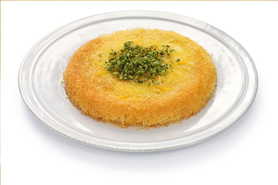 كنافه بالقشطه knafeh