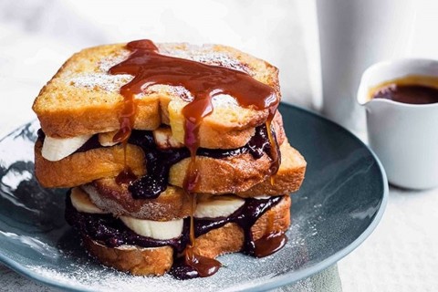 خبز فرنسي محمص