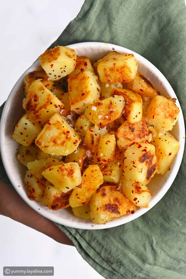 بطاطس مكعبات