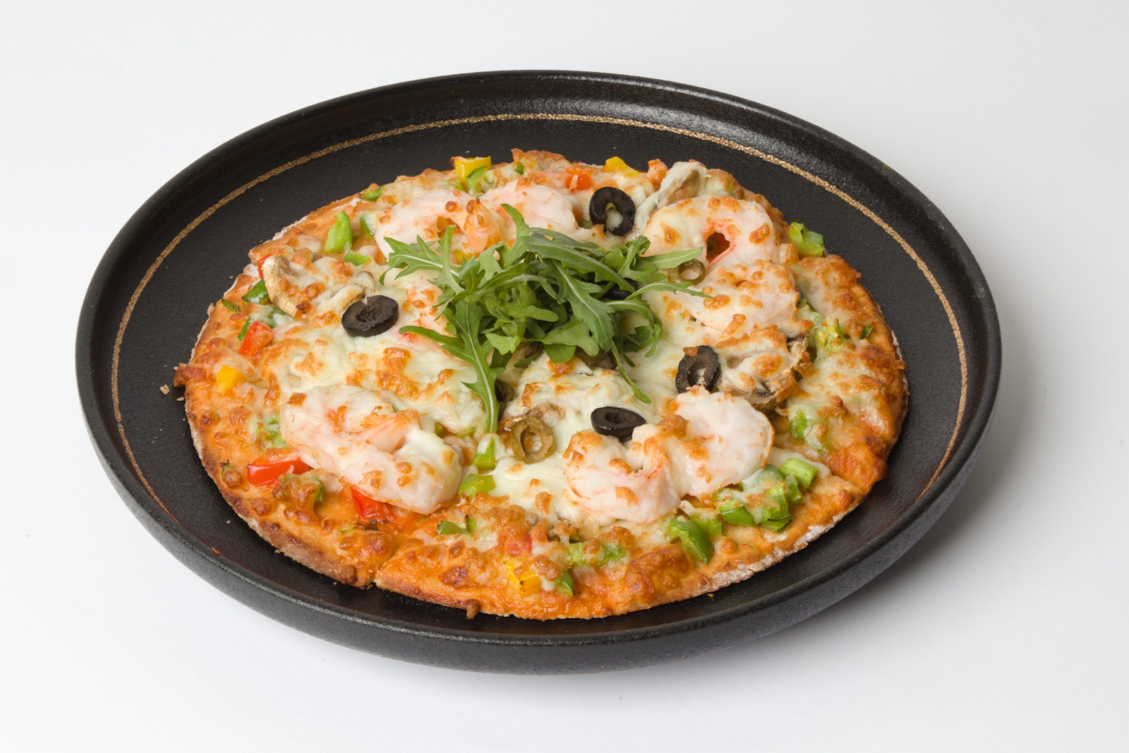 بيتزا جمبري ومشروم 