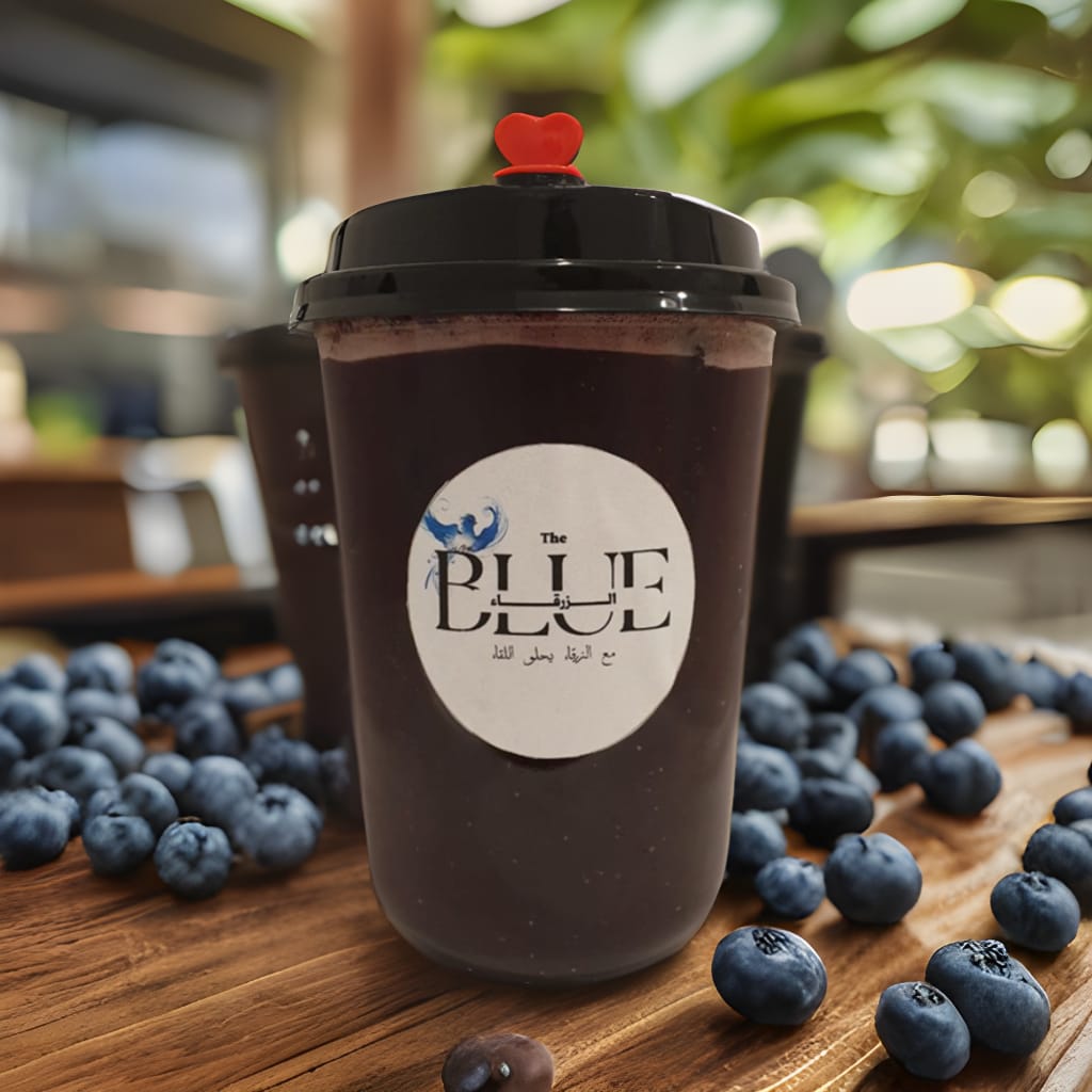Blueberry coffee beans