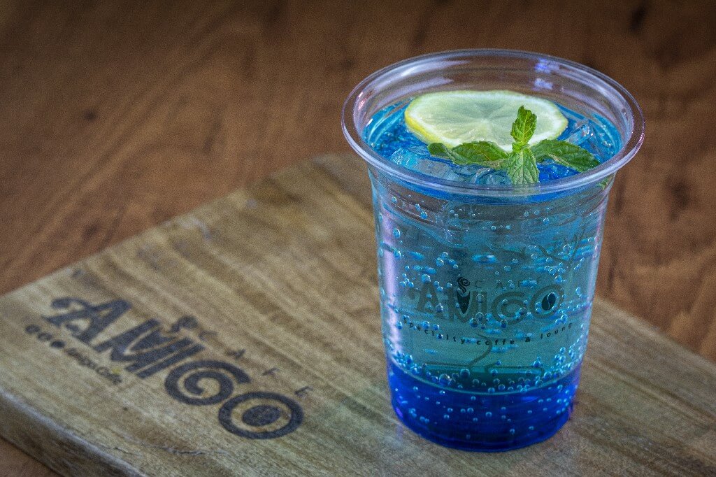 سفن اب نكهة التوت الازرق