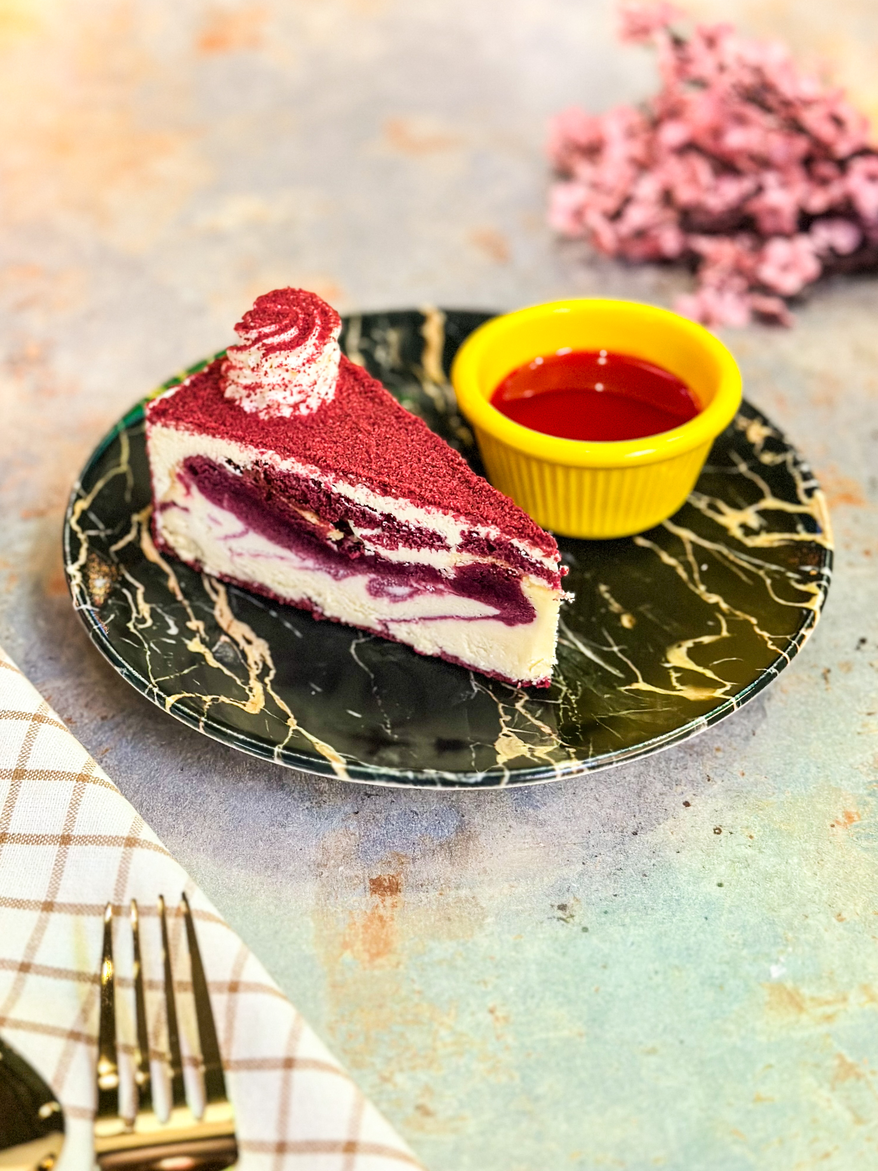 تشيزكيك رد فلفت Cheesecake red velvet