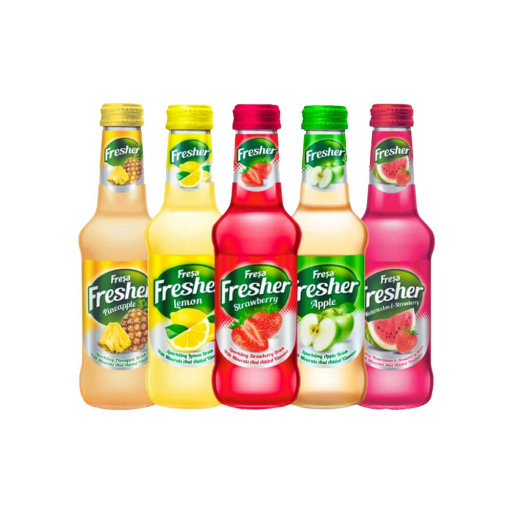 Fresher - فريشير ليمون /تفاح/فراوله/بطيخ 