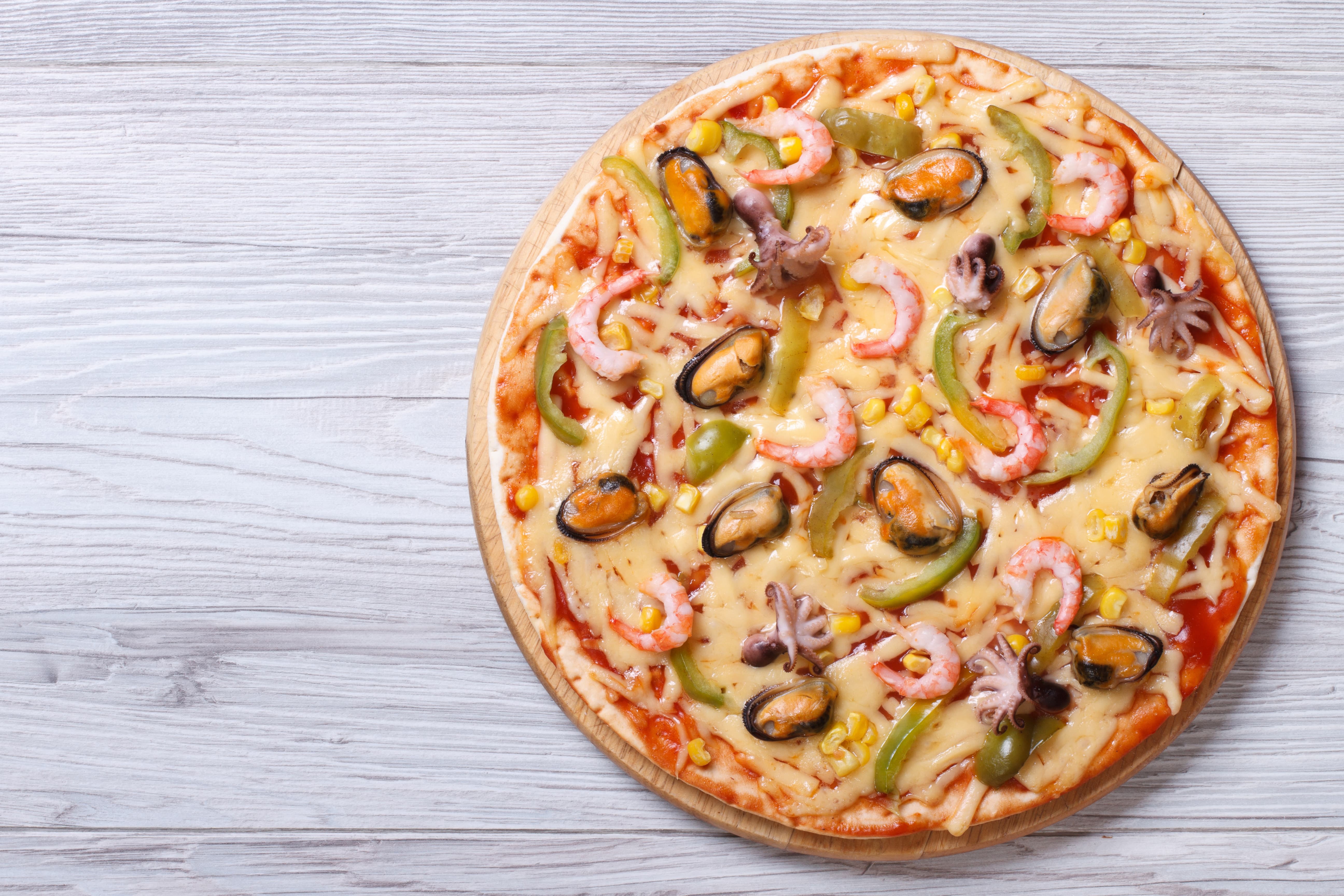 Pizza fruits de mer 