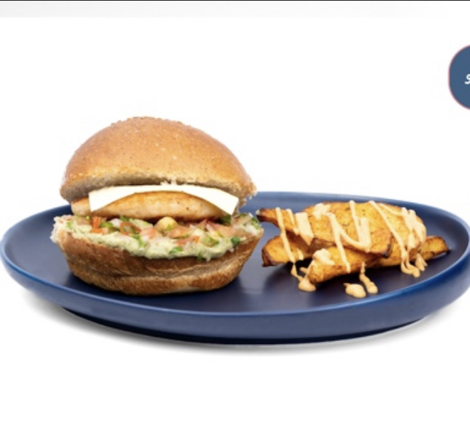 بافلو دجاج برجر - Buffalo chicken burger