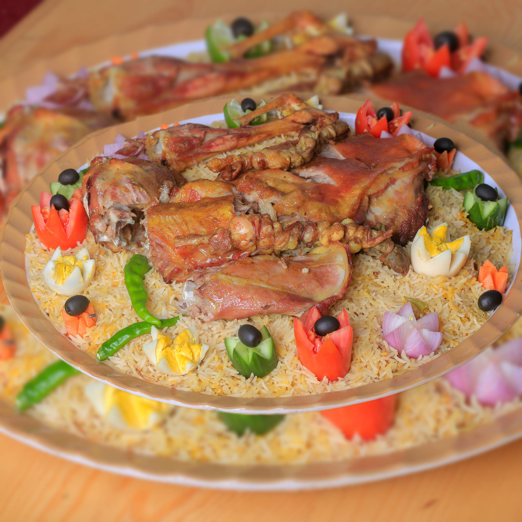 أرز مع اللحم المندي