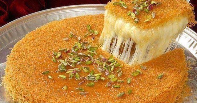 كنافة شقراء حجم وسط