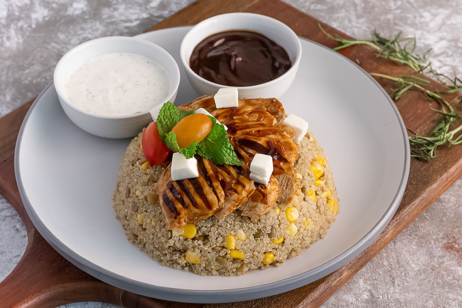 كينواه دجاج باربكيو 