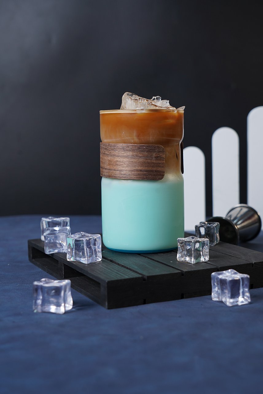 Ice latte blue