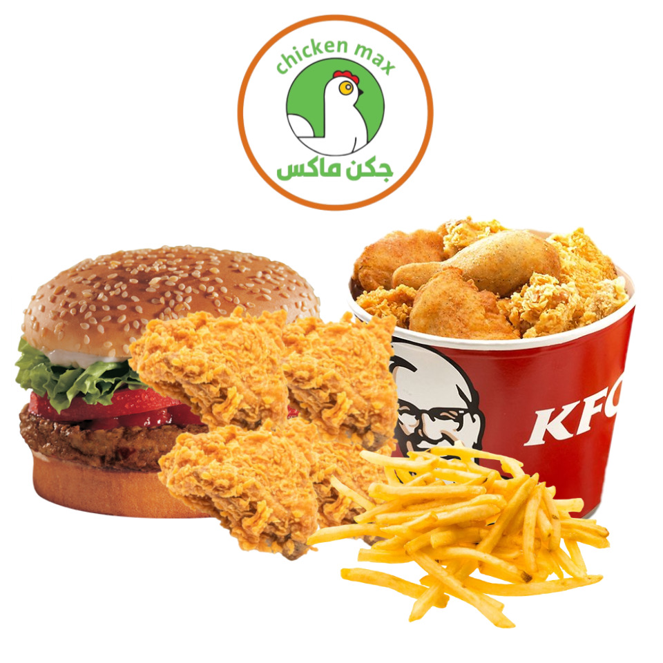 ٣ كنتاكي ٤ ستربس مع بركر و فنكر