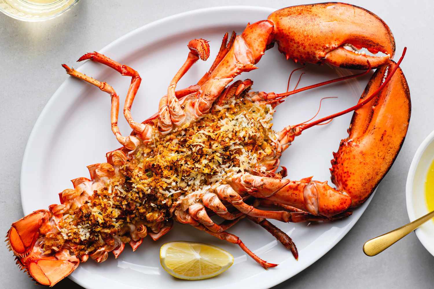 Baked Stuffed Lobster