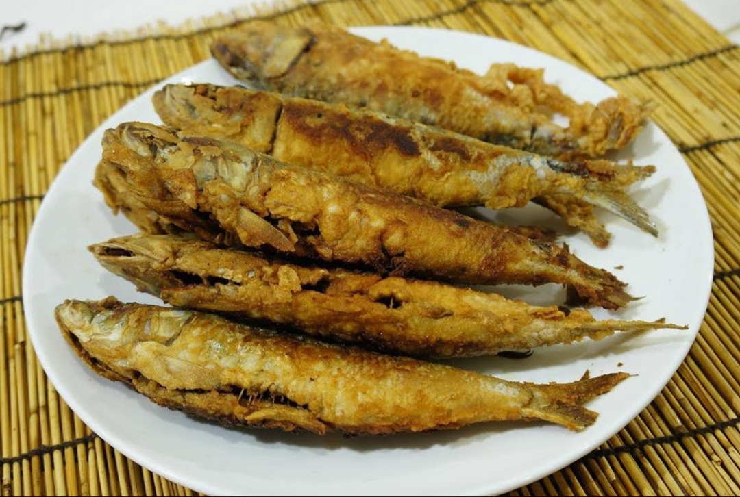 سمك السردين المقلي 