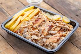 صحن شاورما عربي صغير 