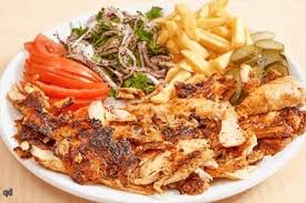 صحن شاورما دجاج صغير 