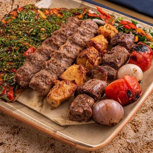 صحن مشاوي كبير 