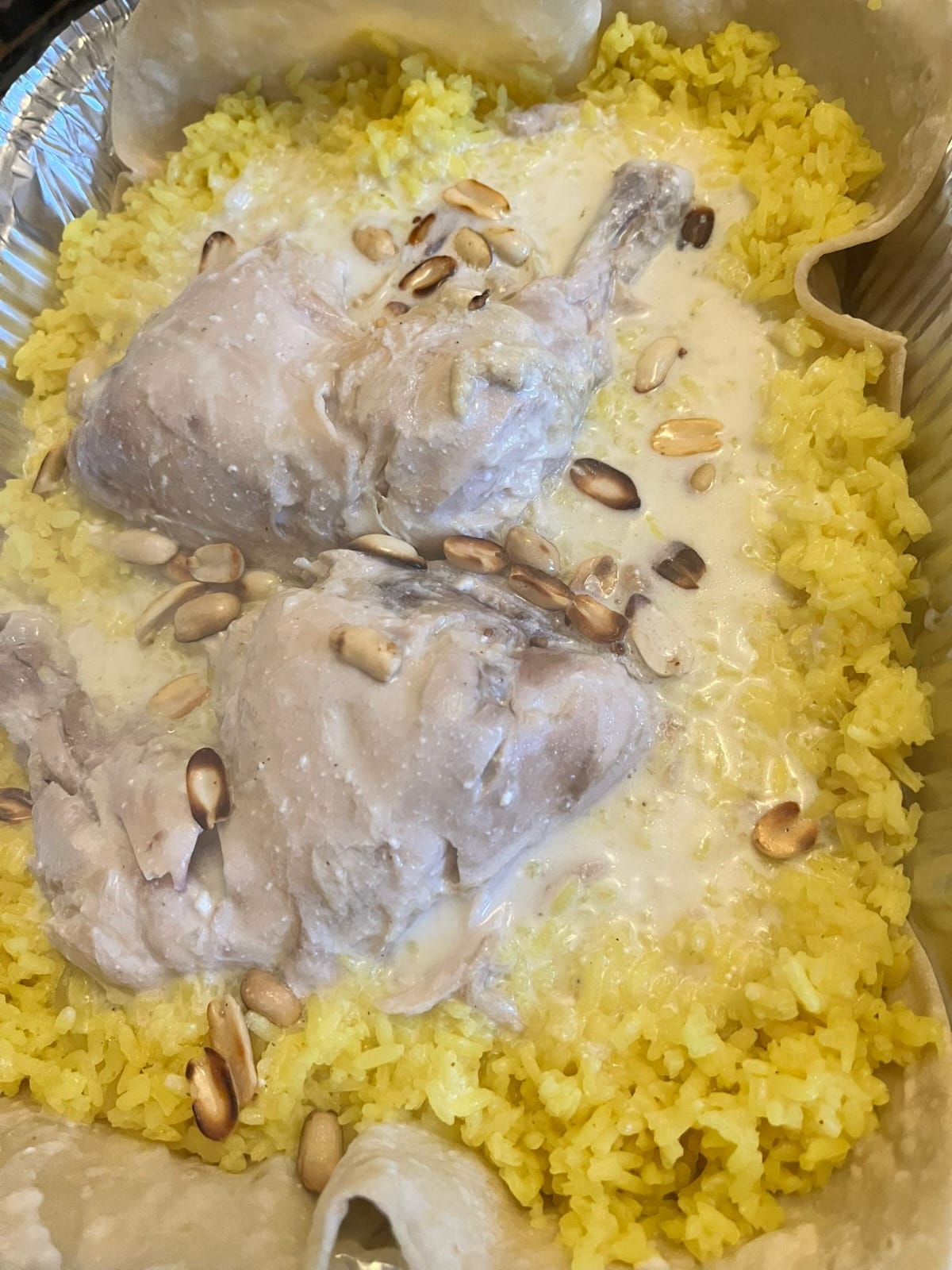 مسنف دجاج - Tavuk mansaf