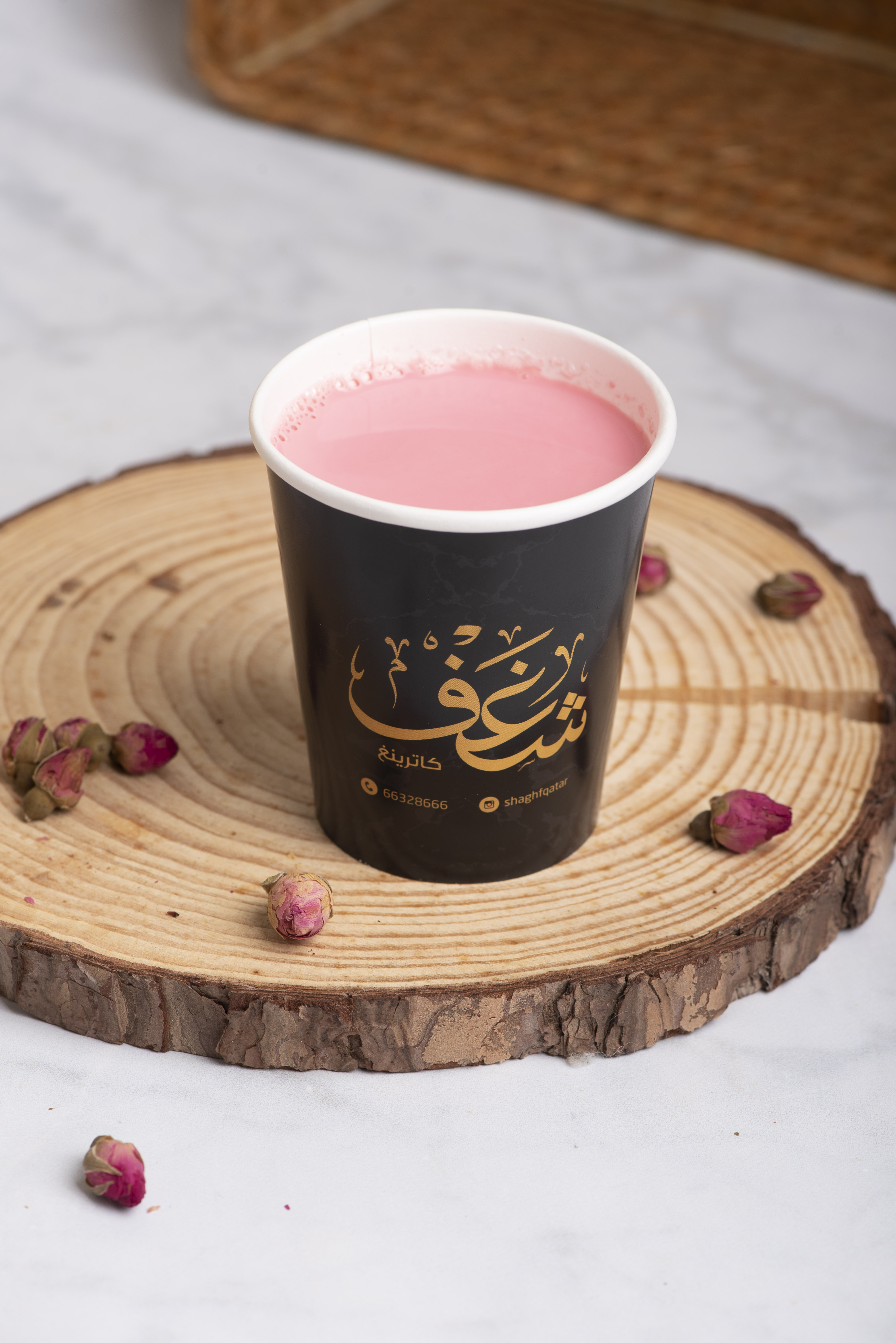 حليب الورد لتر