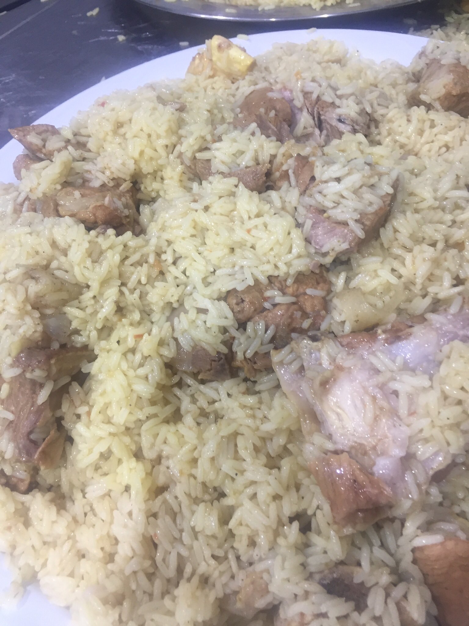 فر لحم مضغوط الرز أبيض