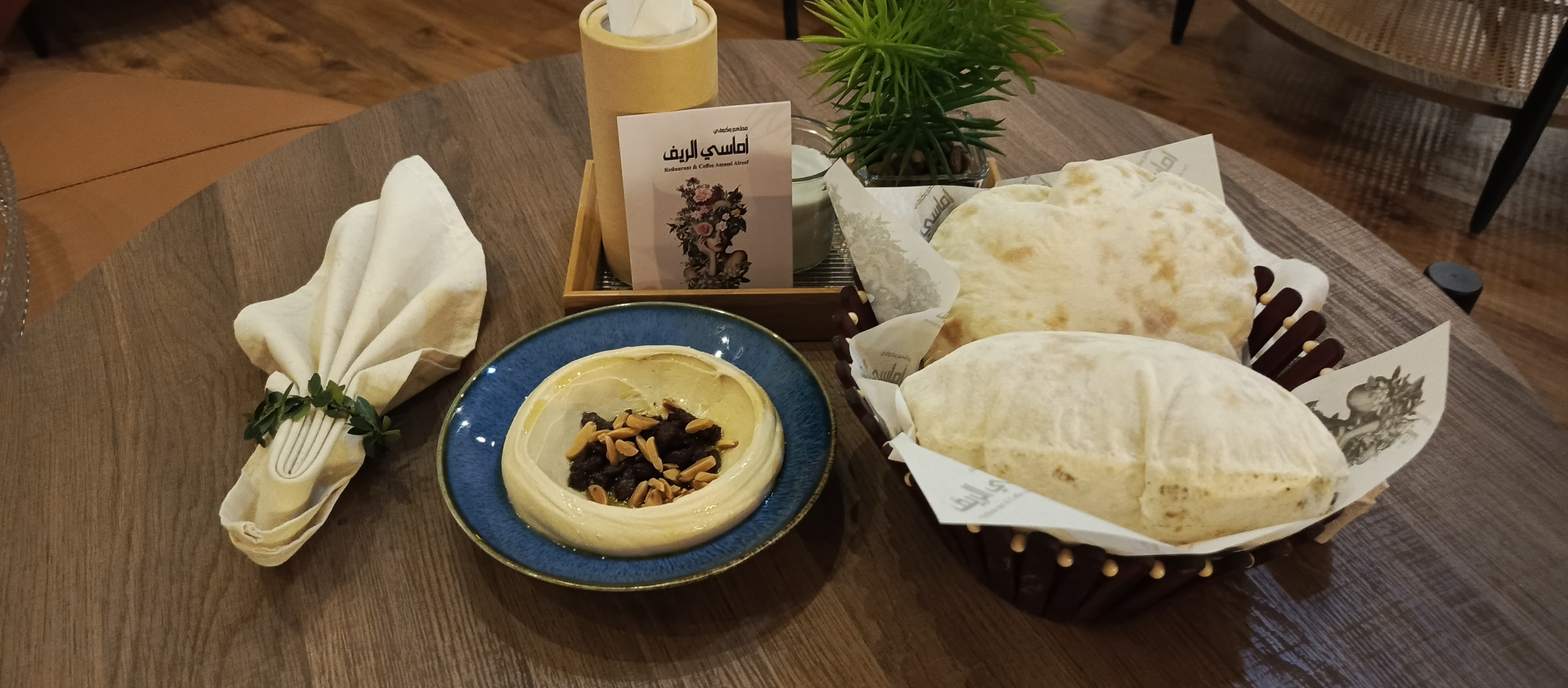 Hummus with Meat