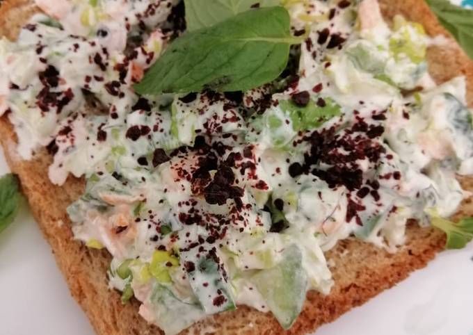 توست لبنة خضار 