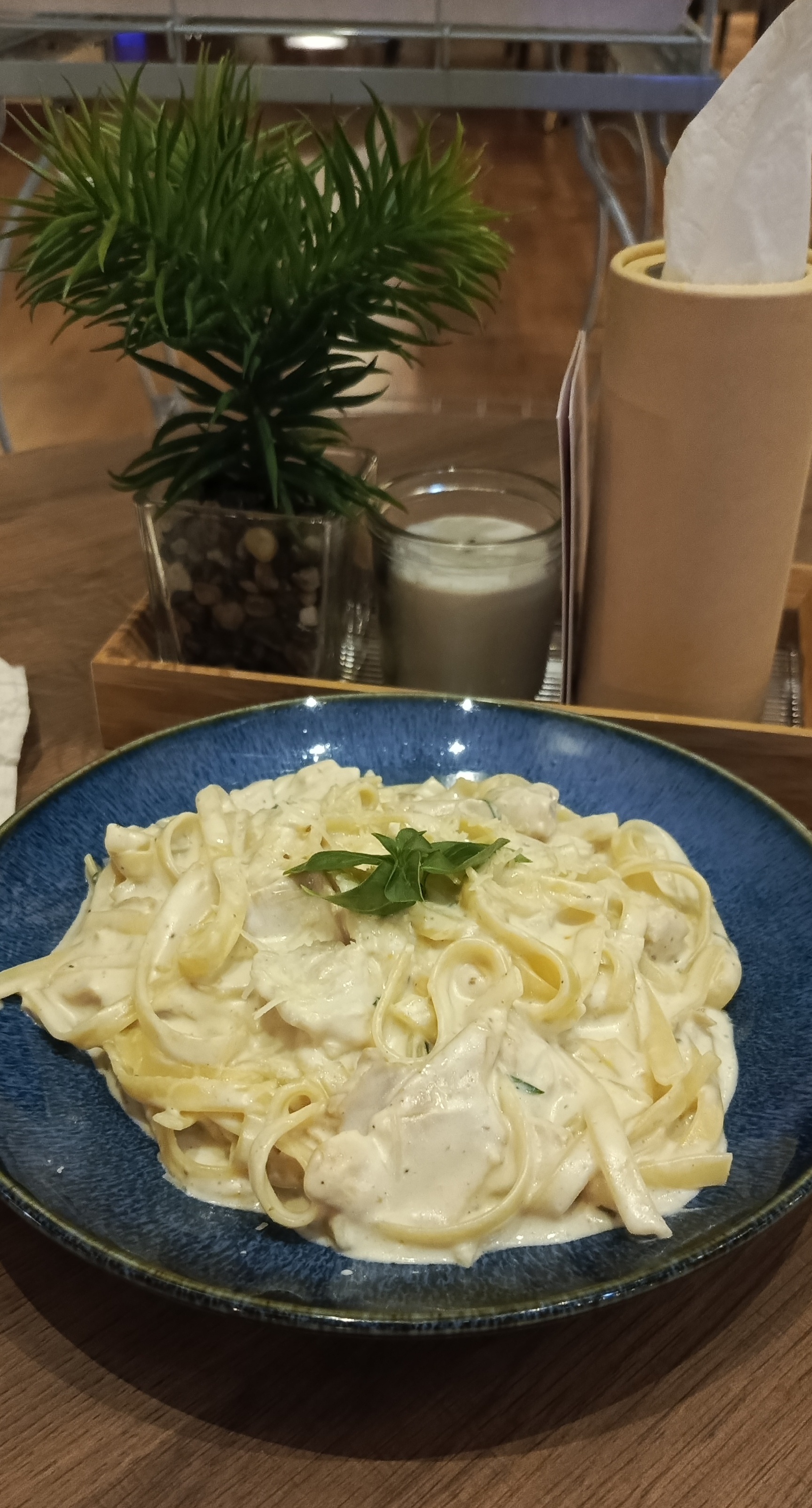 فتوتشيني دجاج مشروم/ Chicken fettuccine with mushroom