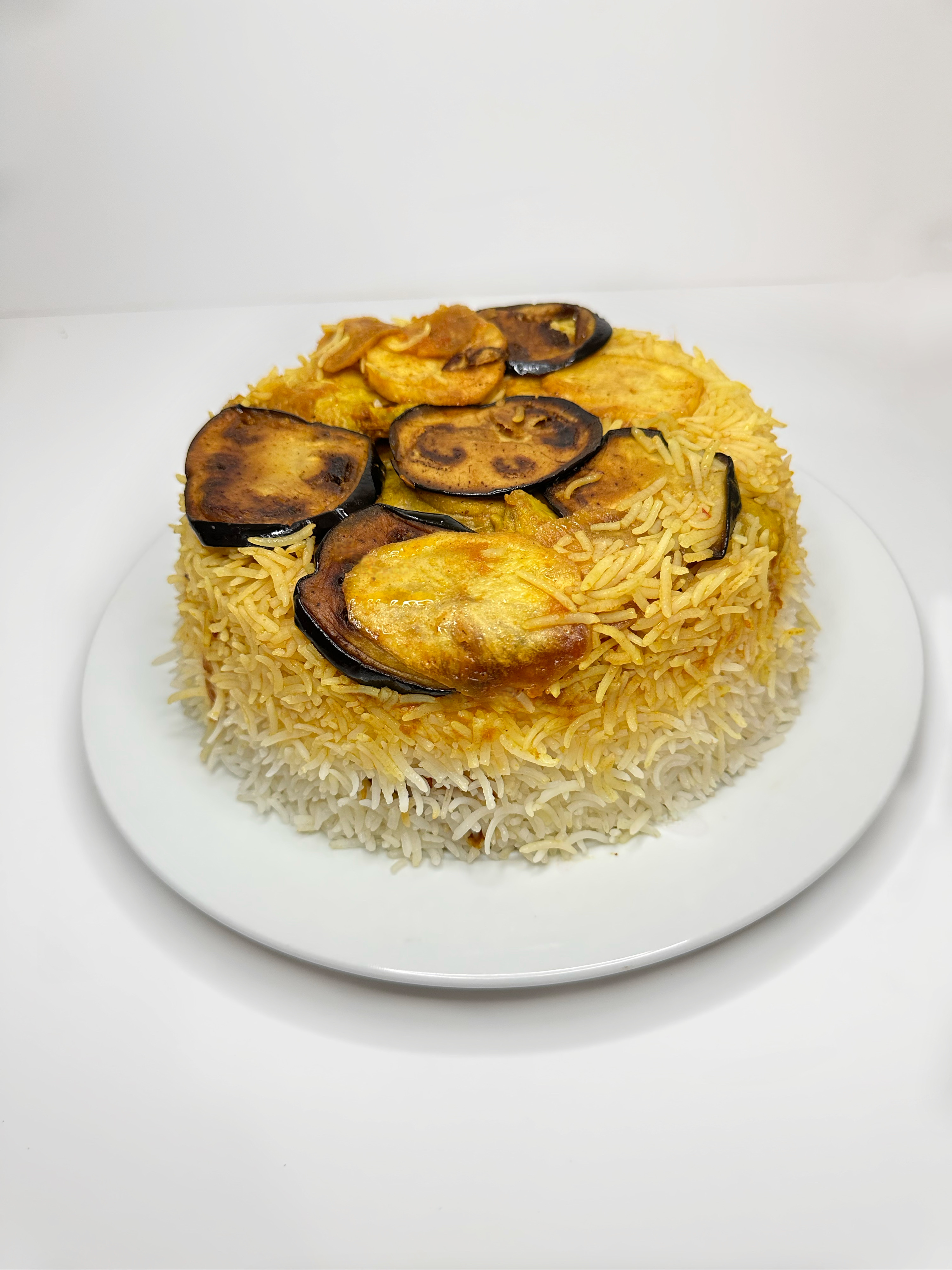 حبة دجاج مقلوبه