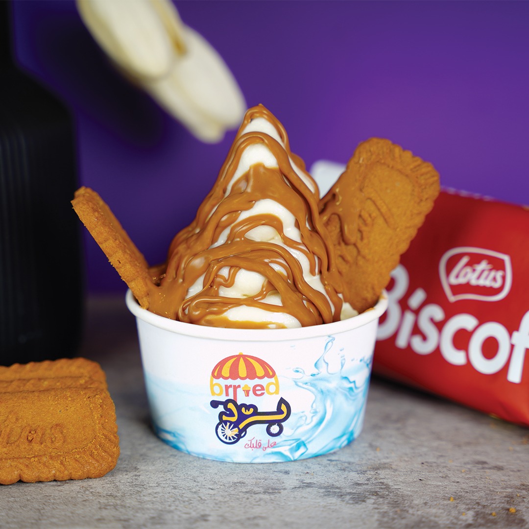 أيسكريم اللوتس - lotus icecream