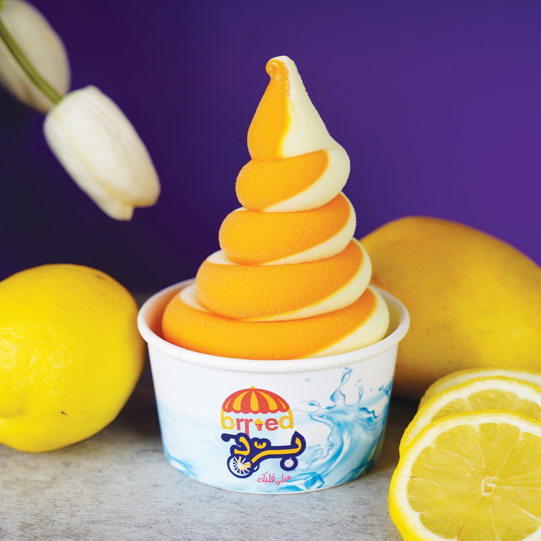 أيسكريم مانجا و ليمون - mix mango lemon