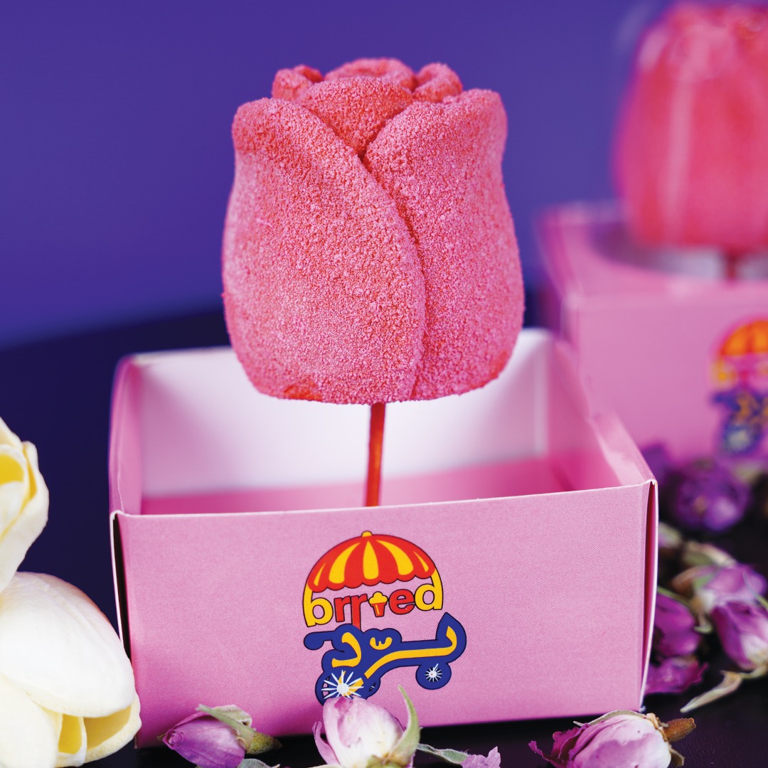 أيسكريم الورد الأحمر - red rose icecream