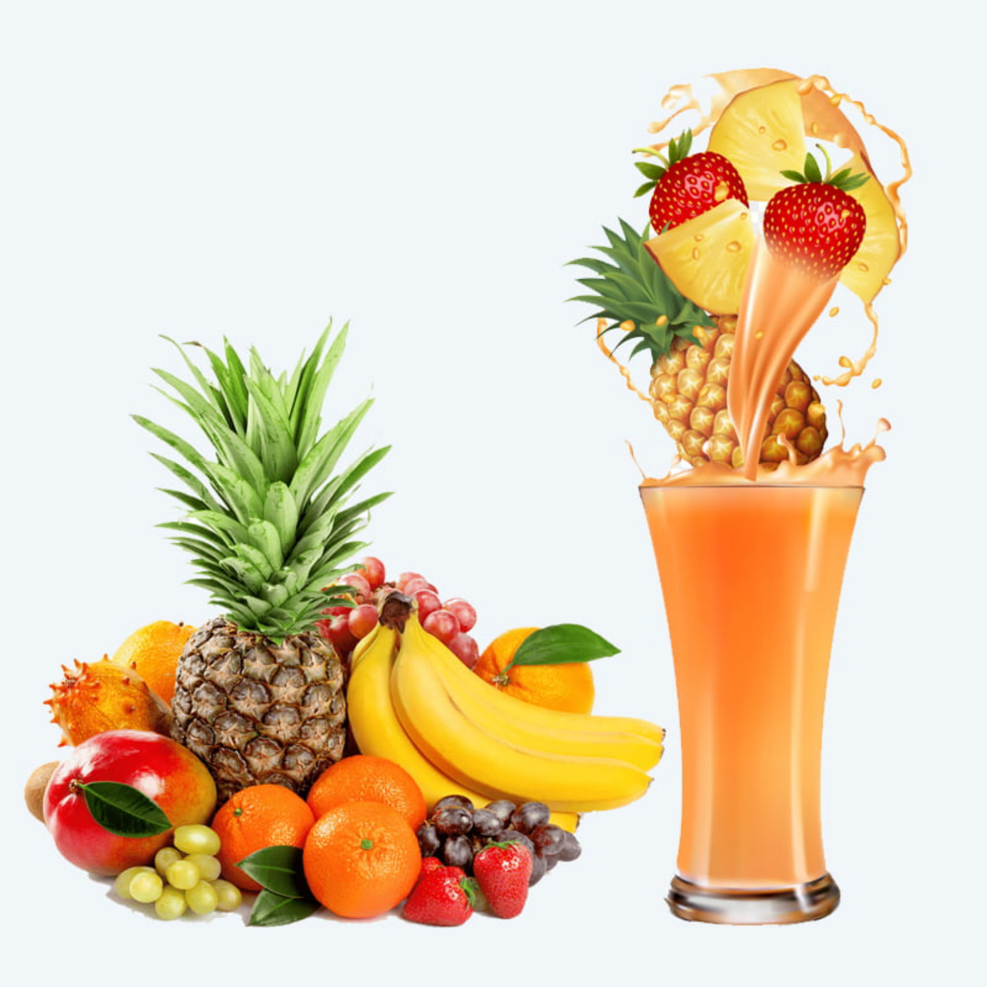 كوكتيل فواكة طبيعي