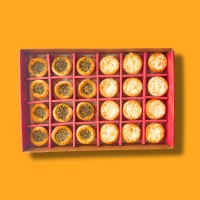 بوكس مَـزّة جبن حلوم + زعتر 24 حبه