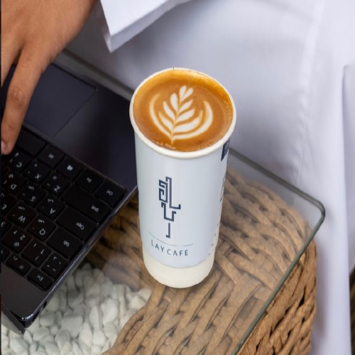 زعفران لاتيه حار