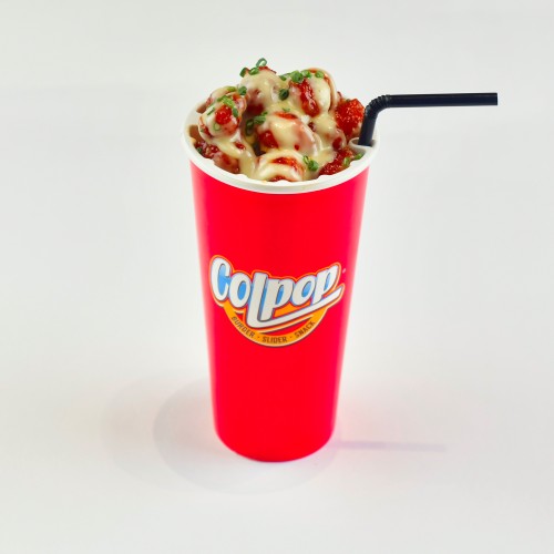 Buffalo Shrimp with Drinks