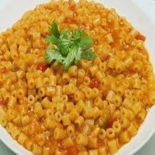 مكرونة مبكبكة سادة
