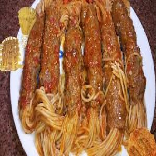 مكرونة وكفتة