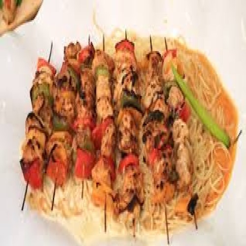 مكرونة وشيش طاووق