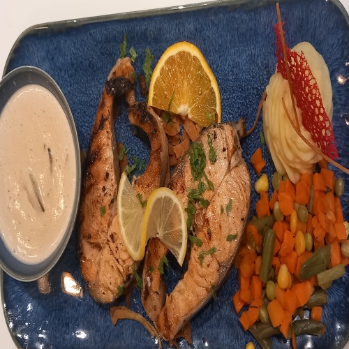 Grilled Salmon / سمك سالمون مشوي