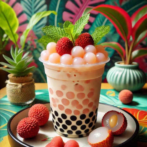 Lychee Bubble tea