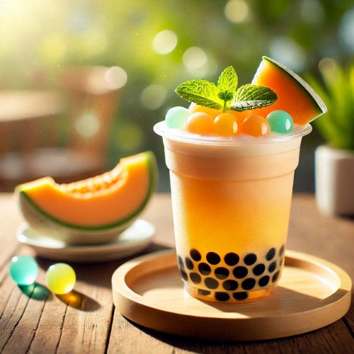 Cantaloupe Bubble tea