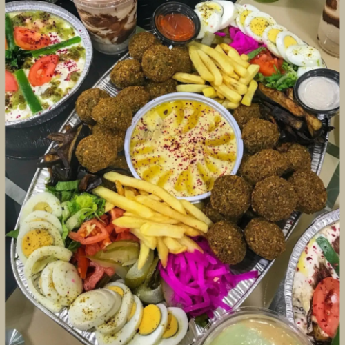 صحن فلافل