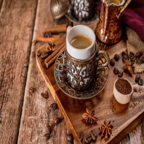 قهوة تركية بالحليب