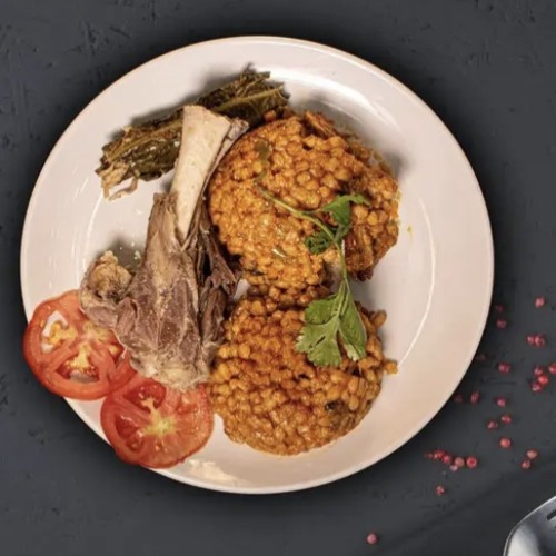 حبية مع لحم