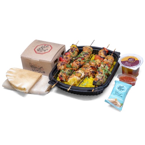 نصف شيش على الفحم