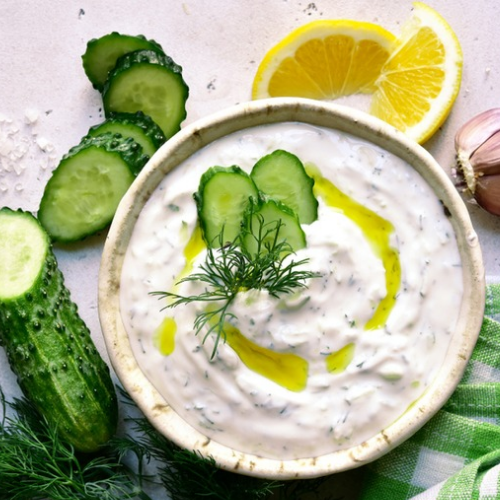 Joghurt mit Gurken