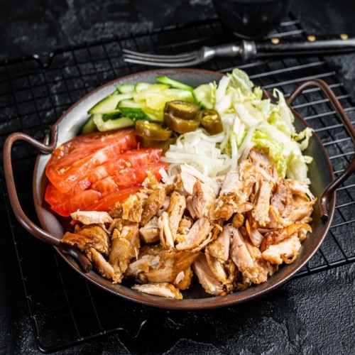 Schawarma Arabia Teller Hähnchen
